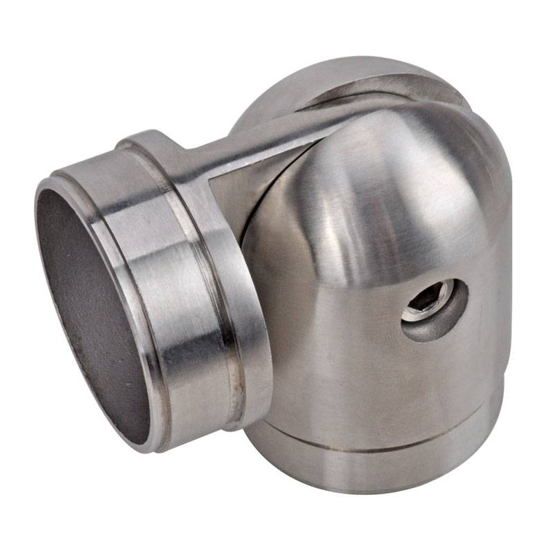 Wholesale Gvf008 Stainless Steel Balustrade Accessories Handrail Pipe Support Fitting Baluster Adjustable Elbow